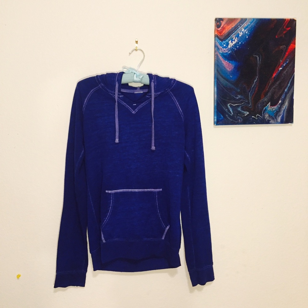 Royal Blue Soft Cotton Hoodie
